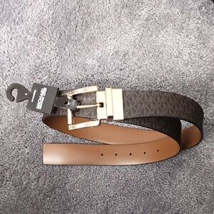 Michael Kors Brown and Black Bag with Signature Design